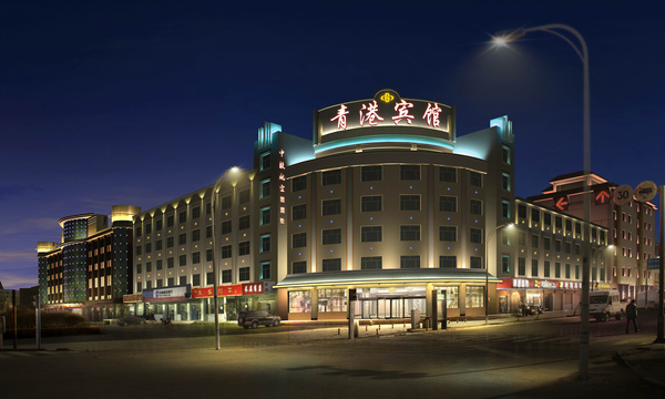 格爾木市中心城區(qū)夜景觀及道路照明